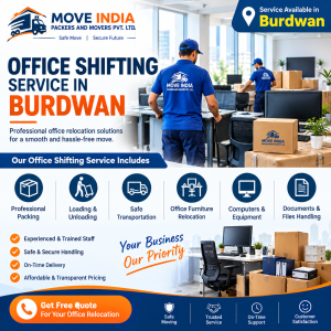 Burdwan Office Shifting Service by Move India Packers and Movers